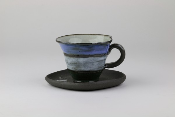 Shigaraki Yaki-Keramik Kaffeetasse „Shizen“