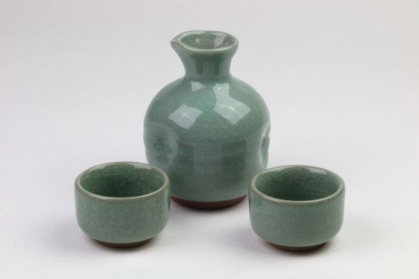 Sake-Set Arita Yaki-Keramik -Seiji-